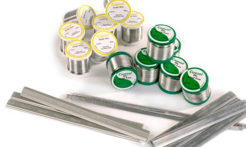 Capsol plumbing solder wires and bars